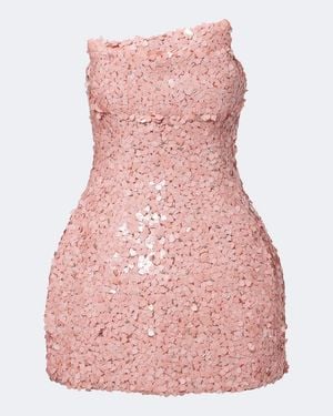 Rachel Gilbert Karter Embellished Bustier Dress - Pink