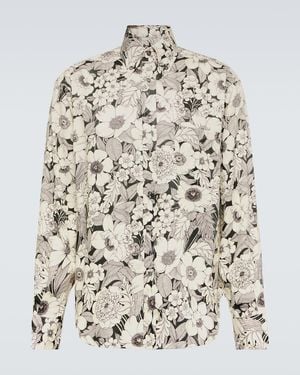 Tom Ford Floral Shirt - White