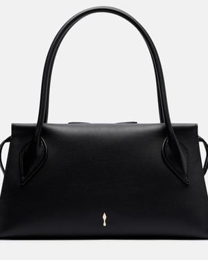 Christian Louboutin Venus Medium Leather Shoulder Bag - Black