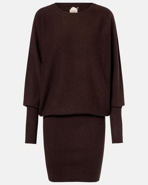 Jardin Des Orangers Wool And Cashmere Jumper Dress - Brown