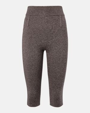 Magda Butrym Wool Capri Pants - Gray