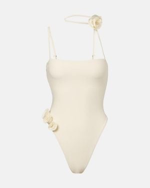 SAME Banador Rose Choker Asimetrico - Blanco