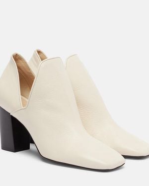 Lemaire D'Orsay 80 Leather Pumps - White