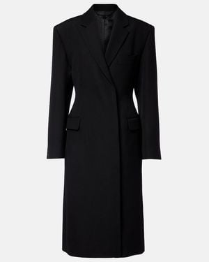 Acne Studios Mantel Aus Wolle - Schwarz