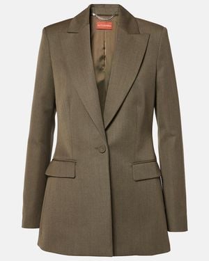 Altuzarra Beatty Virgin Wool Blazer - Green