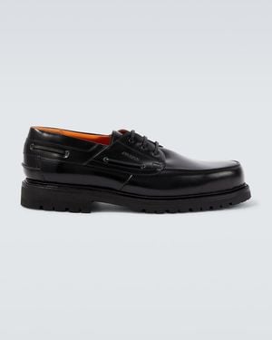 Junya Watanabe X Heinrich Dinkelack Segelschuhe Aus Leder - Schwarz