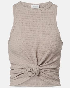 Magda Butrym Knotted Top - Natural