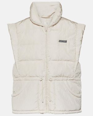 Isabel Marant Toby Puffer Vest - White