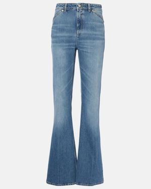 Dorothee Schumacher Denim Love High-Rise Flared Jeans - Blue