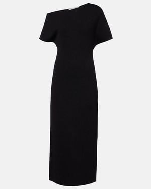 Rohe Knitted One-Shoulder Midi Dress - Black