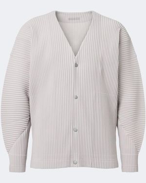 Homme Plissé Issey Miyake Monthly Colors: September Pleated Jacket - Grey