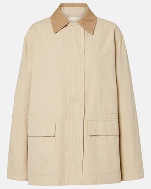 Velvet Rosa Cotton Gabardine Jacket - Natural