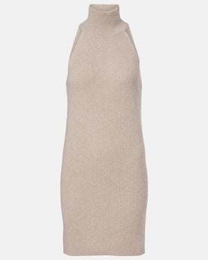 Lisa Yang Carmen Cashmere Minidress - Natural