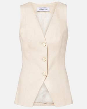 Veronica Beard Avalina Vest - Natural