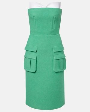 ShuShu/Tong Robe Midi En Laine - Vert