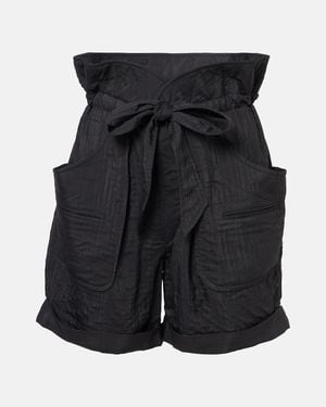 Isabel Marant Serin Straight Shorts - Black