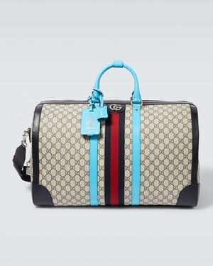 Gucci Weekender Savoy Large GG aus Canvas - Blau