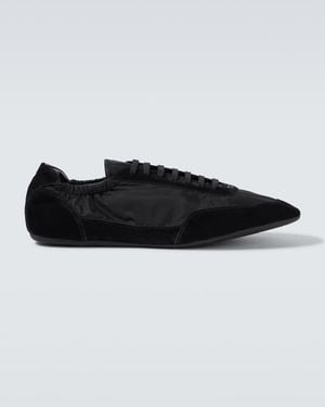 Prada Re-Nylon-Suede Trainers - Black