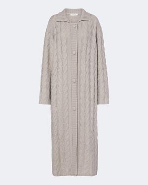 AYA MUSE Alia Wool And Alpaca-Blend Cardigan - Grey