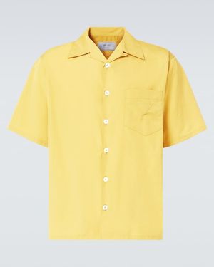Prada Cotton Poplin Bowling Shirt - Yellow
