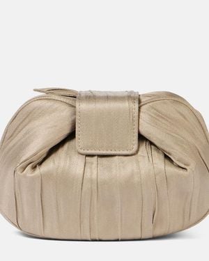Gabriela Hearst Demi Leather Clutch - Natural