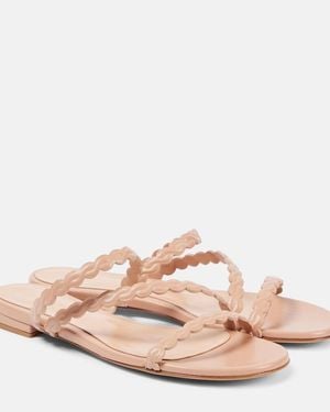 Gianvito Rossi Leather Sandals - Pink