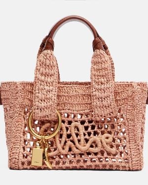 Chloé Borsa A Mano Summer Banana E/W Mini - Marrone