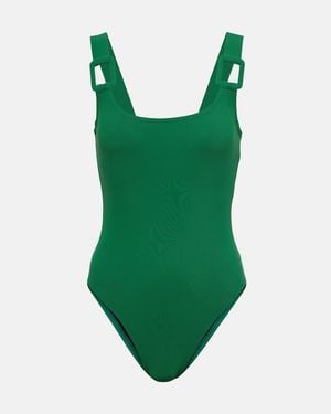 Karla Colletto Scoop-Neck Swimsuit - Green