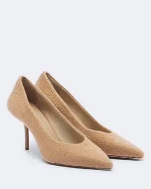 Max Mara Suede-Lined Pumps - Natural