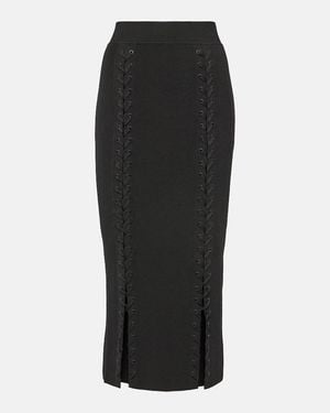 Jonathan Simkhai Helix Lace-Up Maxi Skirt - Black
