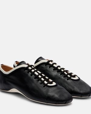 Dries Van Noten Sneakers Aus Leder - Schwarz