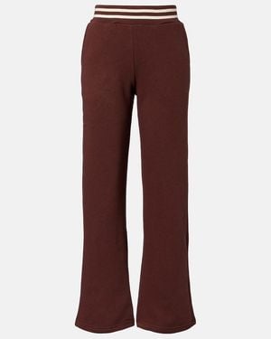 The Upside Toluca Willow Cotton-Blend Sweatpants - Red
