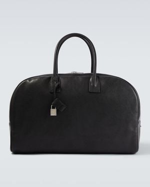 Saint Laurent Bolso De Viaje Giant De Piel - Negro