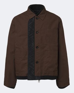 Sacai Wendbare Jacke - Braun