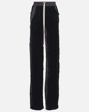 Rick Owens Dietrich Crepe Joggers - Black