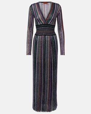 Missoni Sequined Striped Gown - Blue