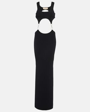 AYA MUSE Heri Cutout Knit Maxi Dress - Black