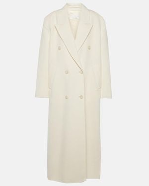 Frankie Shop Gaia Oversized Wool-Blend Coat - Natural
