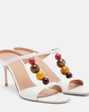 Malone Souliers Verzierte Mules Lena Aus Leder - Braun