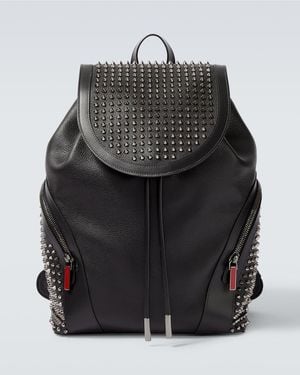Christian Louboutin Funky Embellished Leather Backpack - Black
