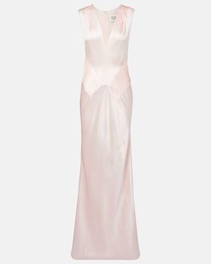 TOVE Alix Silk Gown - Pink