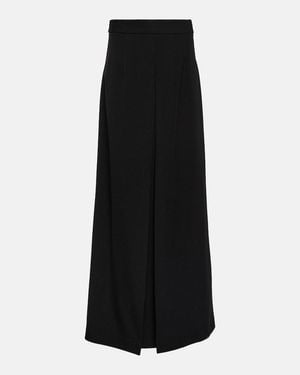 Tod's Falda Larga De Lana - Negro