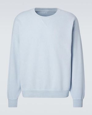 Visvim Jumbo Cotton Jersey Sweatshirt - Blue