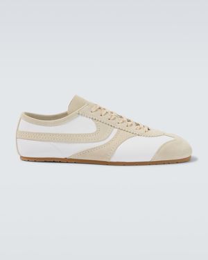 Dries Van Noten Sneakers Aus Leder - Weiß
