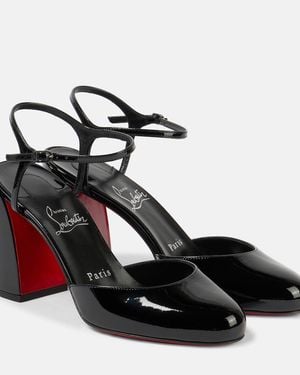 Christian Louboutin Jane 85 Patent Pump - Black