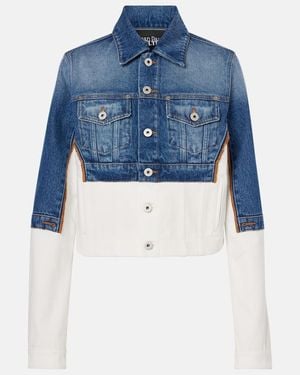 Jean Paul Gaultier Petit Grand Panelled Denim Jacket - Blue