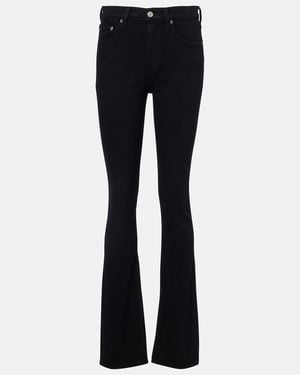 Agolde High-Rise Skinny Jeans Ingram Split - Blau