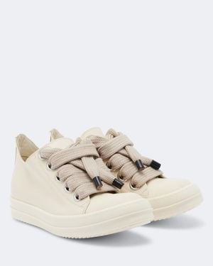 Rick Owens Jumbolace Leather Trainers - White