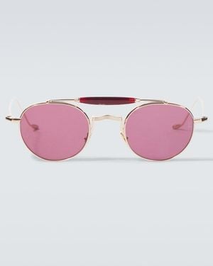 Jacques Marie Mage Dasan Aviator Sunglasses - Pink
