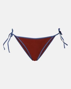 Prada Low-Rise Bikini Bottoms - Red